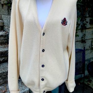 Men’s Vintage Izod Grandpa Swearer Cardigan Lg